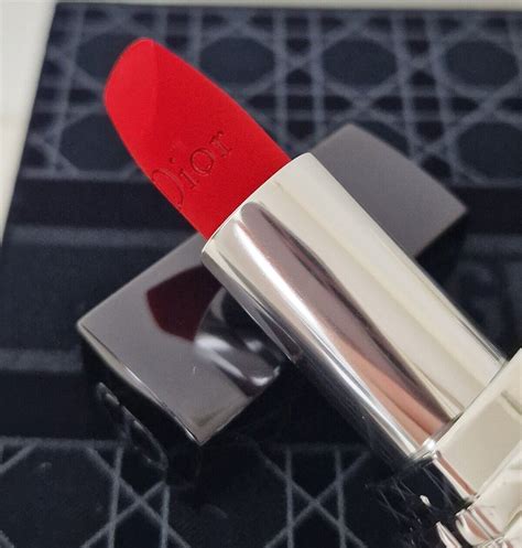 Rouge Dior Duo Set: 999 Lipstick & Diornatural Balm 